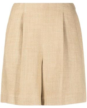 Ralph Lauren High-Waisted Tailored Shorts - Natural