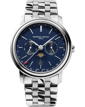 Frederique Constant Classics Index Business Timer 40Mm - Blue