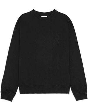 NN07 David Logo-Embroidered Sweatshirt - Black