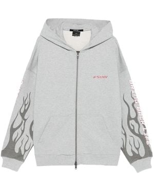 Ksubi Zip-Up Hoodie - Grey
