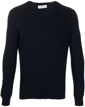 Pringle of Scotland Cashmere Long-Sleeve Jumper - Blue