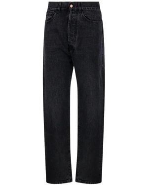 The Erose Electronic Washed Jeans - Black