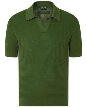 ZEGNA Cotton T-Shirt - Green