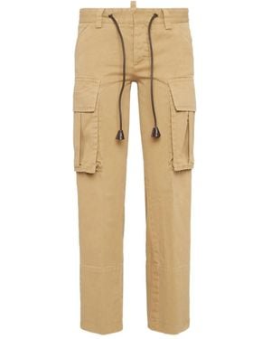 DSquared² ドローストリング パンツ - ナチュラル