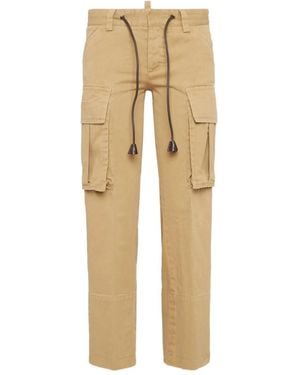DSquared² Drawstring Trousers - Natural