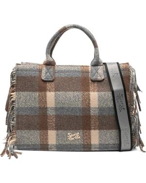 Secret Pon-pon Large Isabella Tote Bag - Brown