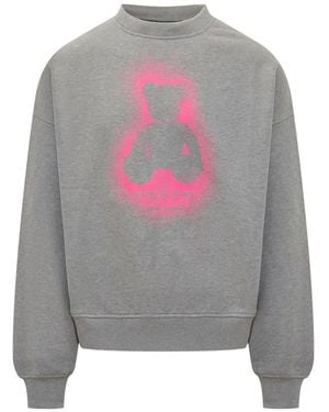 Palm Angels Sweat Spray Bear - Gris