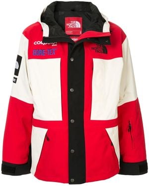 Supreme Giacca Con Cappuccio X The North Face Expedition - Rosso