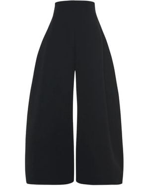 A.W.A.K.E. MODE High-Rise Rounded Pants - Blue