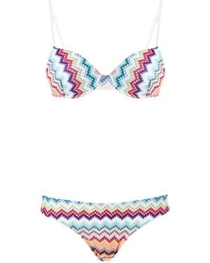 Missoni Balcony Bikini - White