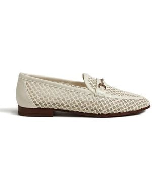 Sam Edelman Mesh Bit Loafers - White