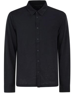Majestic Filatures Stretch-Linen Shirt - Blue