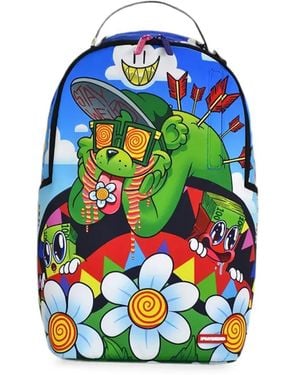 Sprayground Money Bear Weirdo Dlxr Backpack - Blue