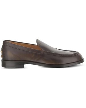 Tod's Metal Dots Loafers - Grey
