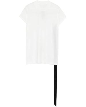 Rick Owens Small Level T Ribbon T-Shirt - White