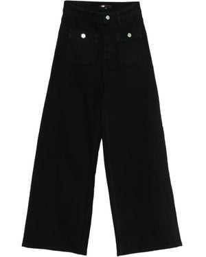Maje Jeans mit Pattentaschen - Schwarz