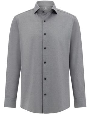 BOGGI Japanese-Jersey Shirt - Grey