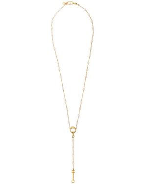 CAPSULE ELEVEN Convertible Chain Pendant Necklace - White