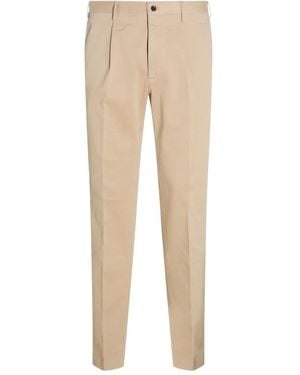 Incotex Pleated Trousers - ナチュラル