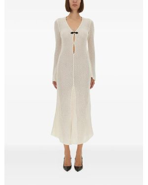 THE GARMENT Tanzania Crochet-Knit Maxi Dress - Natural