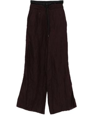 Masnada Pantalones a capas con cordón - Negro