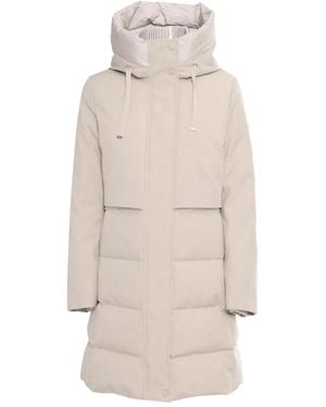 DUNO Hooded Padded Jacket - Natural