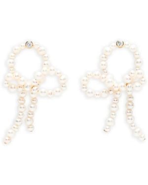 Completedworks Loop‐The‐Loop Earrings - White