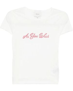 Reformation Max Slim T-shirt - ホワイト