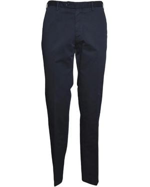 L.B.M. 1911 Pressed-Crease Tailored Trousers - Blue