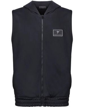 Giuseppe Zanotti Lr-43 Cotton Track Shorts - Blue