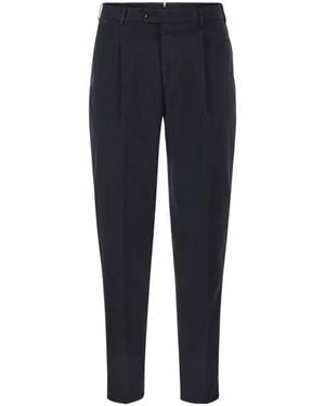 PT Torino Straight-Leg Trousers - Blue