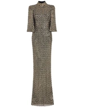 Jenny Packham Maxi Sedona Dress - Natural