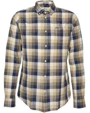 Barbour Kariertes Hemd - Blau