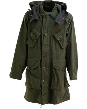 Maison Margiela Hooded Button Jacket - Green