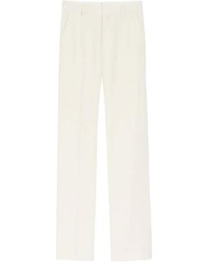 Ami Paris Straight Trousers - White