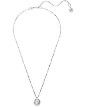 Swarovski Dextera Dancing-Crystal Necklace - White