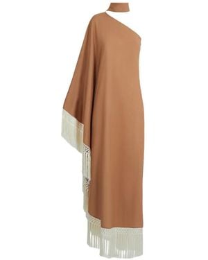 Taller Marmo Andes Fringe-Trimmed Maxi Dress - White