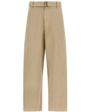 Entire studios Baggy Belted Trousers - Natural