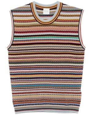トップス 90s Paul Smith linen vest Paul Smith Sleeveless and tank tops for Women | Online Sale
