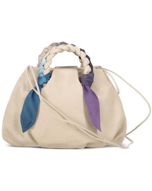 Hereu Borsa A Tracolla Bombon Foulard - Blu