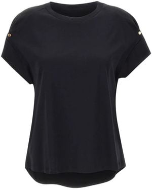 Elena Miro Crew-Neck T-Shirt - Black