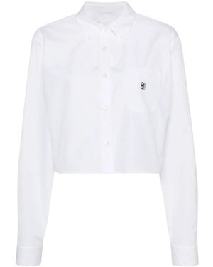 Givenchy Logo Cotton Shirt - White