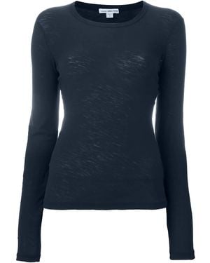 James Perse 'Ls Crex' T-Shirt - Blue