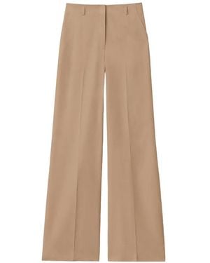 Lafayette 148 New York Wide-Leg Pants - Natural