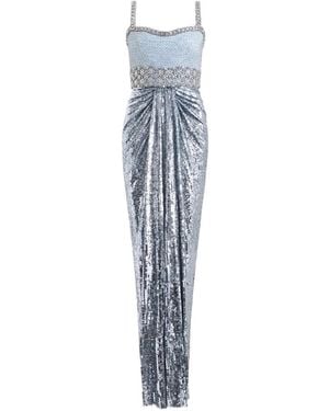 Jenny Packham Vestido De Fiesta Only You Con Lentejuelas - Azul