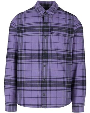 Aztech Mountain Camicia A Quadri - Viola