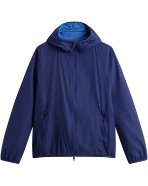 Woolrich Ultralight Hooded Jacket - Blue