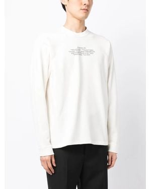 BETHANY WILLIAMS Logo-Print Long-Sleeved T-Shirt - White