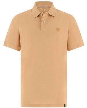 BOGGI Cotton Polo Shirt - Natural