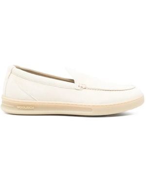 Woolrich Suede Loafers - Natural